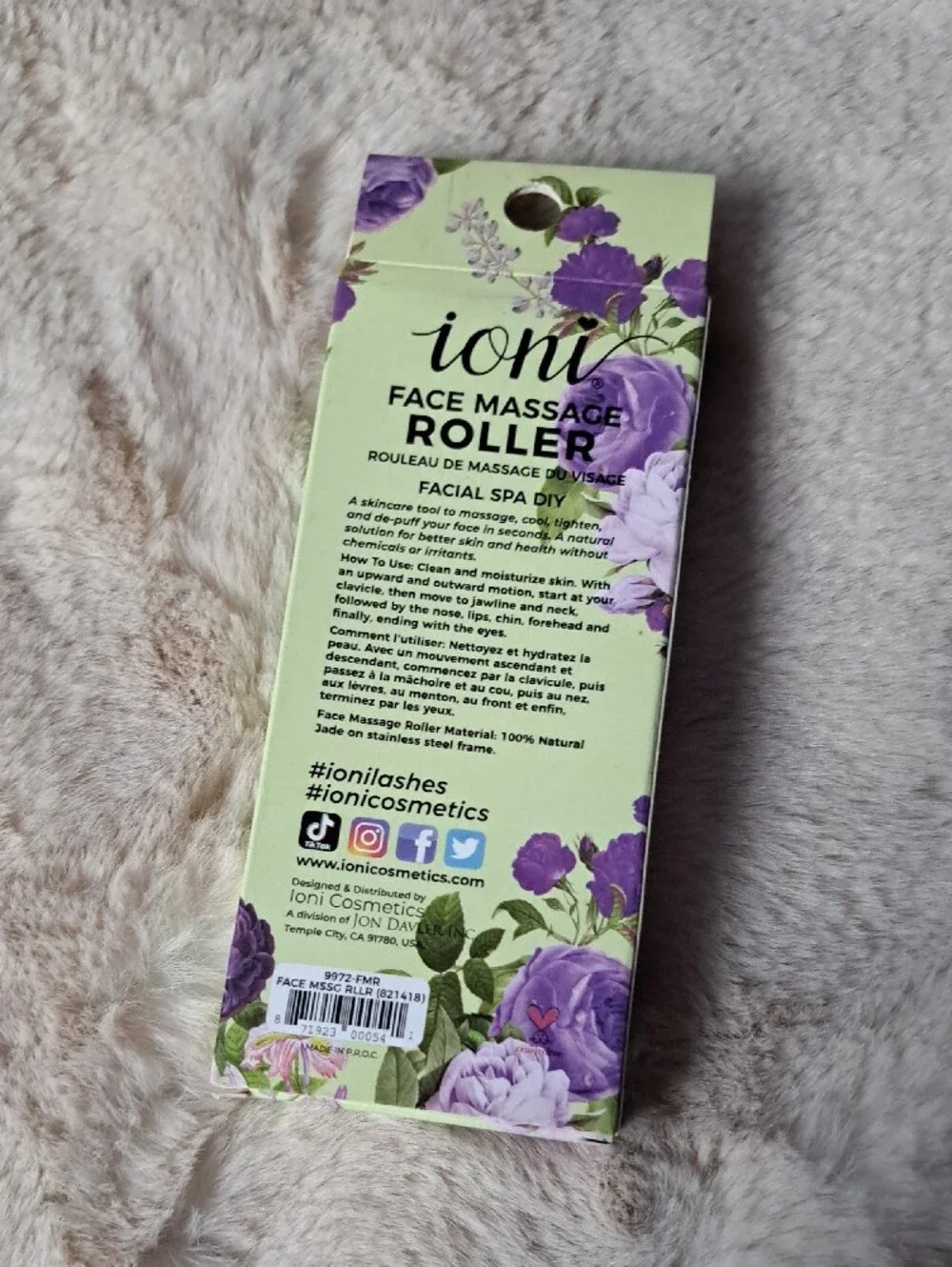 Iconi Green Jade Face Massage Roller - Depuff & Tighten